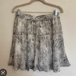 Banana Republic Snakeskin Print Skirt